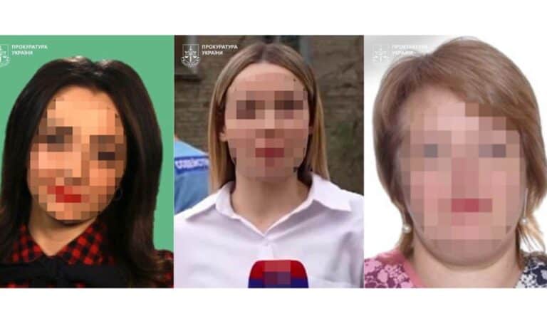 Три псевдомедийницы, распространяющие кремлевскую пропаганду, получили подозрения в коллаборационизме