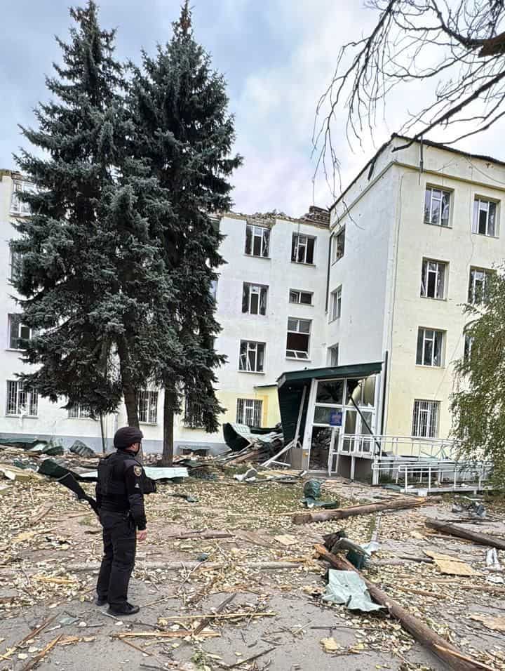 Наслідки російських атак по Костянтинівці 26 вересня 2025 року. Фото: Сергій Горбунов