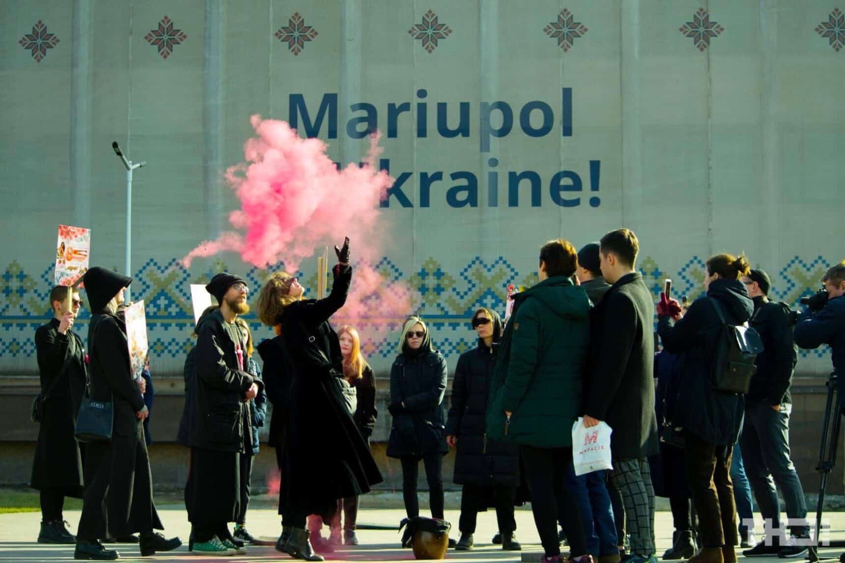 Акція “Похорон патріархату”. Маріуполь, 8 березня 2019 року. Фото: Платформа “ТЮ!”