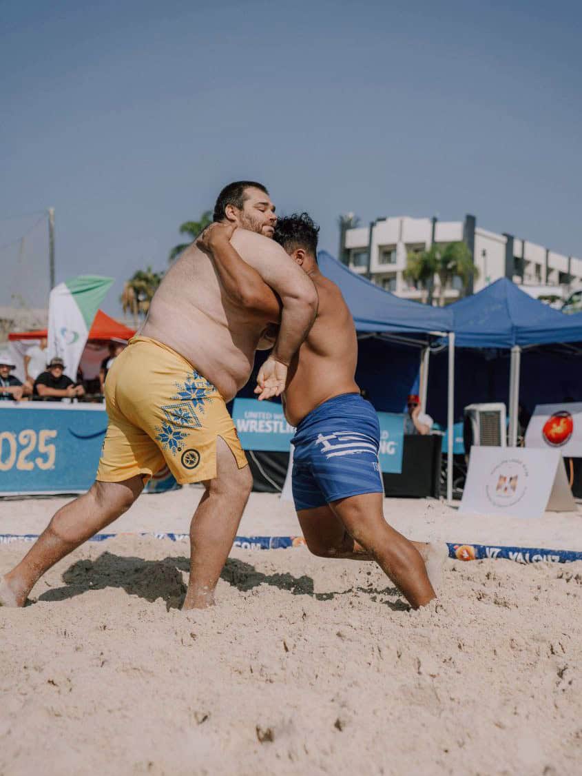 Олександр Вересюк з Бахмута – бронзовий призер фіналу світової серії з пляжної боротьби