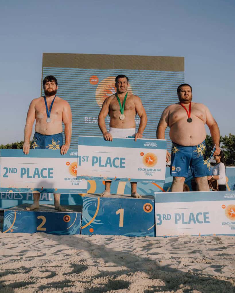 Олександр Вересюк з Бахмута – бронзовий призер фіналу світової серії з пляжної боротьби