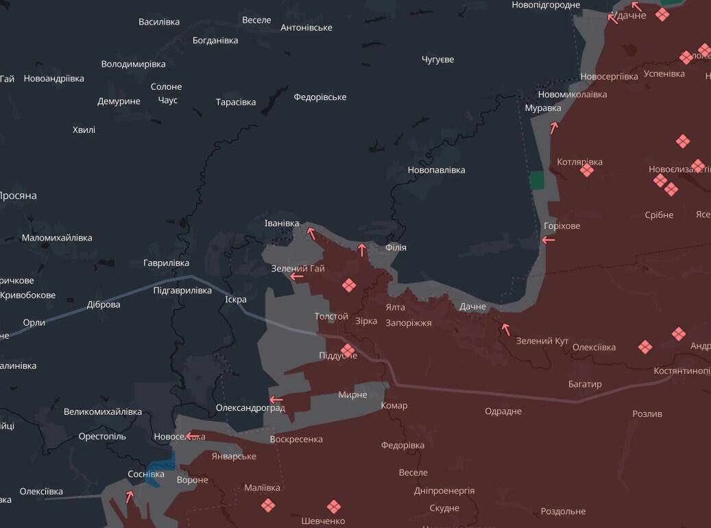На Новопавлівському напрямку росіянам заважає просуватися річка Вовча