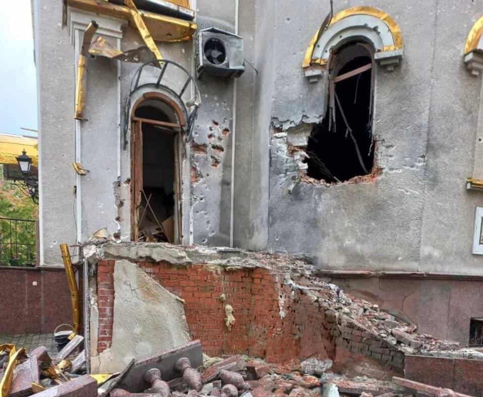 Обстріл Мирнограда: зруйнований храм святого мученика Віктора Халкідонського
