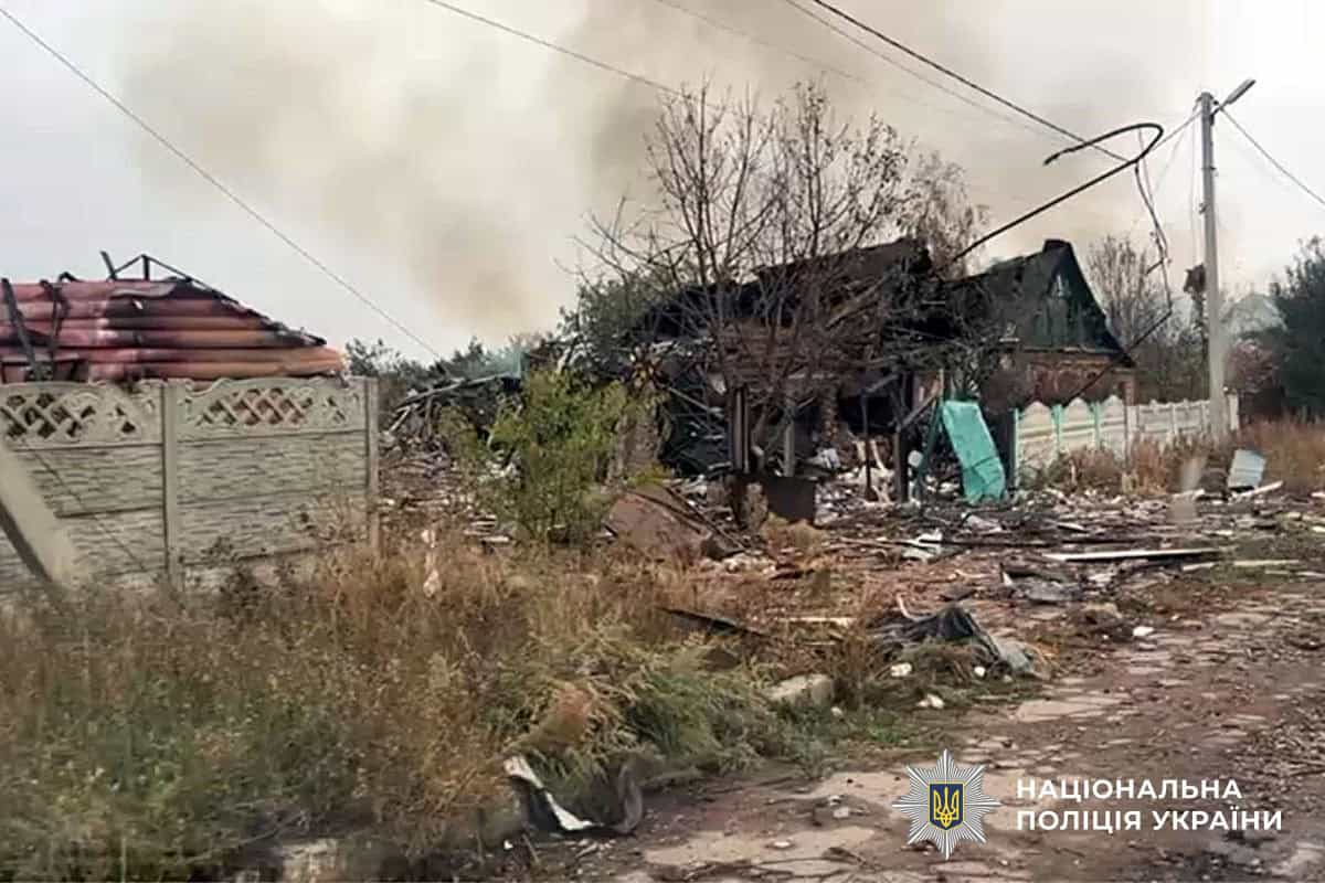 Наслідки обстрілів у Донецькій області за 10 жовтня 2025 року