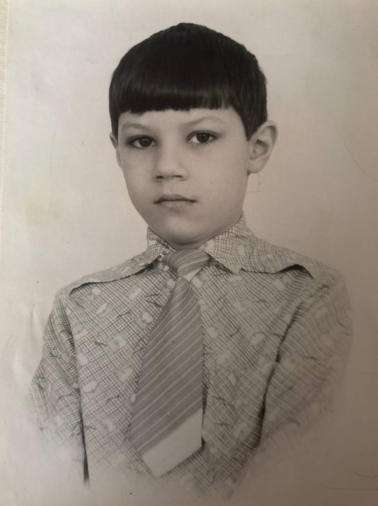 Андрей Головань в детстве. Фото из архива семьи