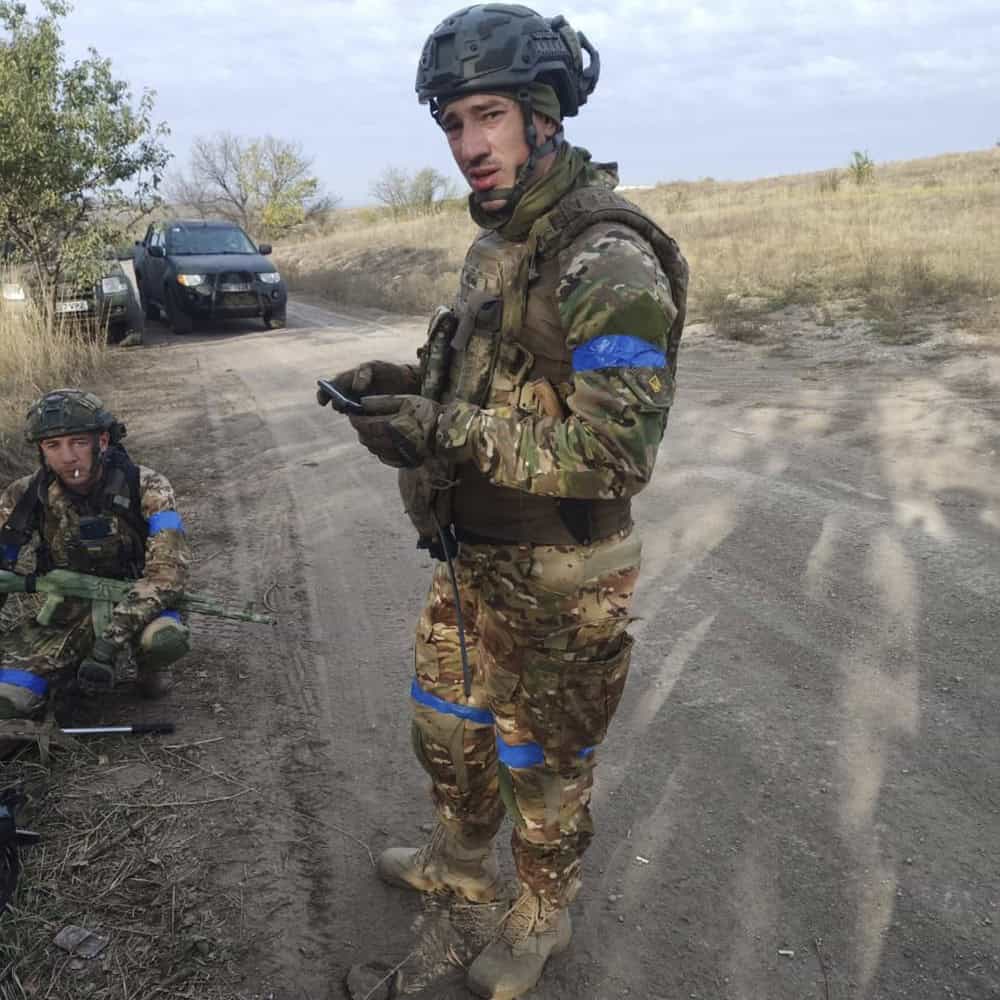 Олександр Гільярді на службі у лавах штурмової бригади “Лють” під час повномасштабного вторгнення Росії