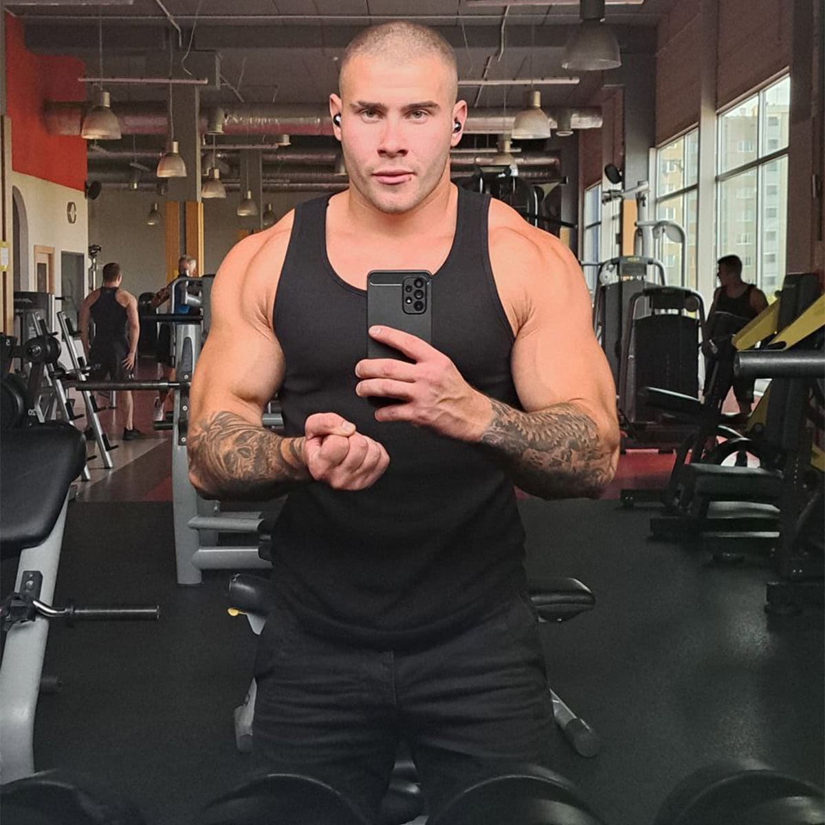 Роман Пирог на тренуванні