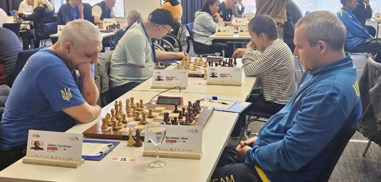 Шахматисты с инвалидностью из Краматорска стали призерами чемпионата Европы