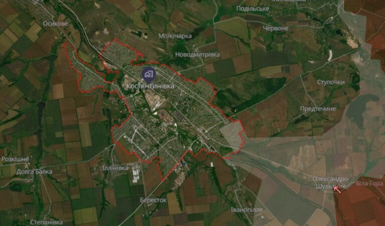 Один человек получил ранения в результате российской атаки на Константиновку