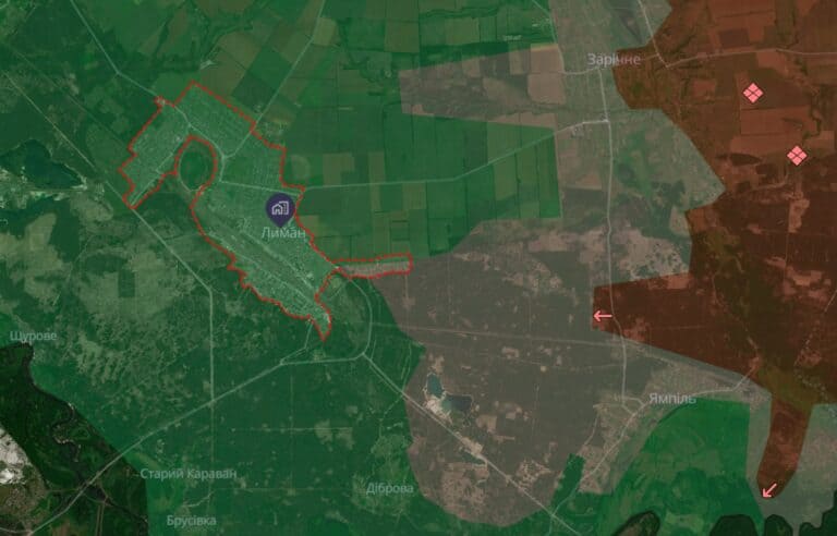 Росіяни пробують тиснути на Лиман із півночі та півдня: ЗСУ тримають оборону з трьох напрямків (деталі)