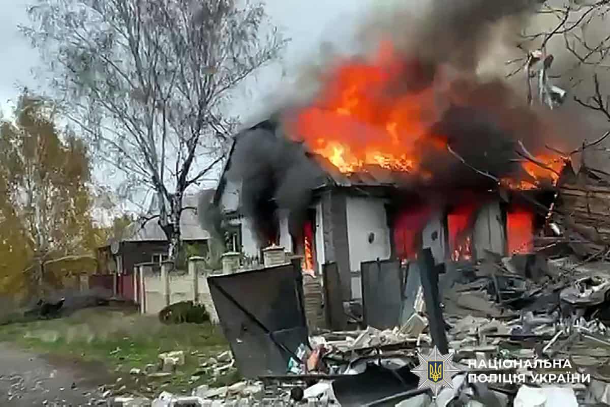 Наслідки обстрілів у Донецькій області за 1 листопада 2025 року