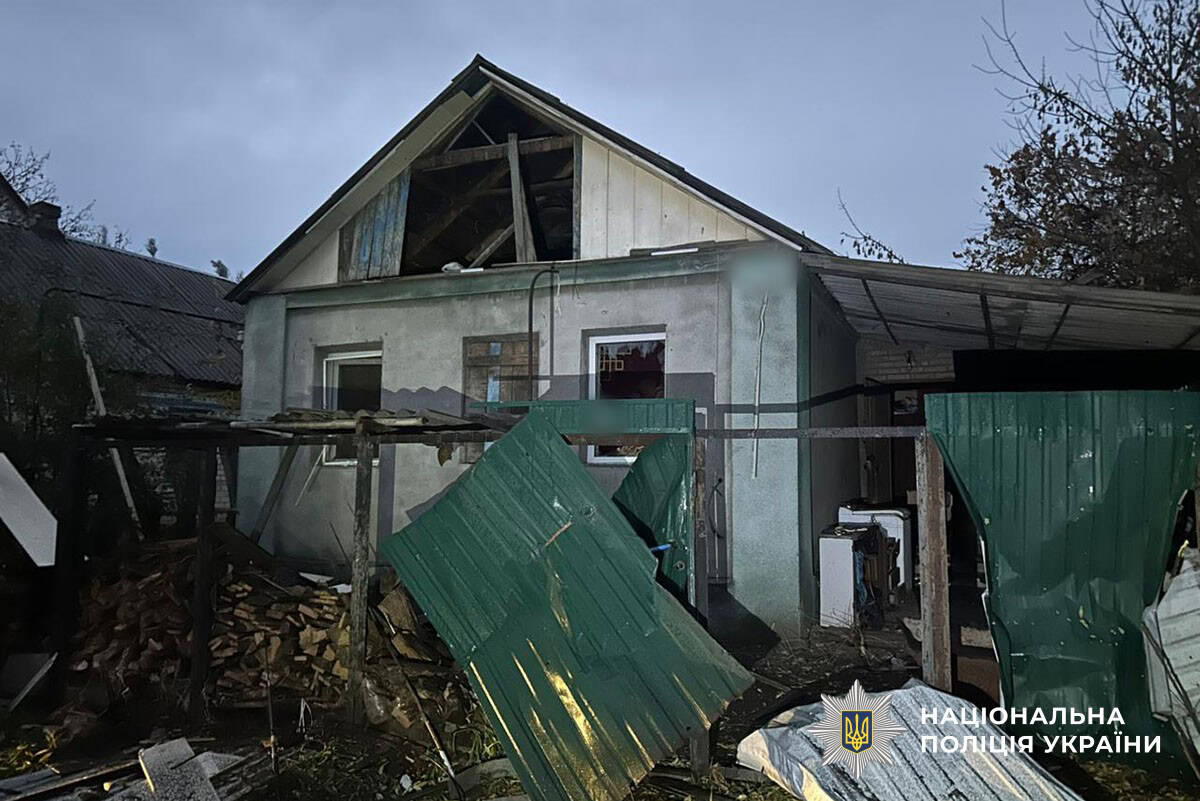 Наслідки обстрілів у Донецькій області за 1 листопада 2025 року