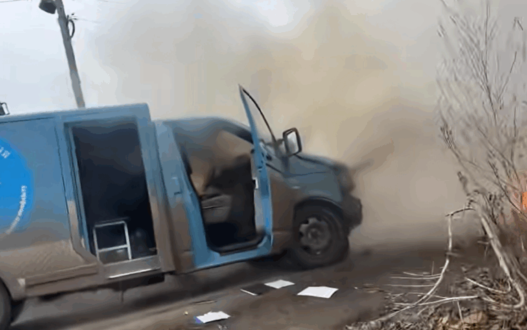 На Донетчине российский дрон атаковал автомобиль гуманитарной миссии “Пролиска”, обошлось без пострадавших