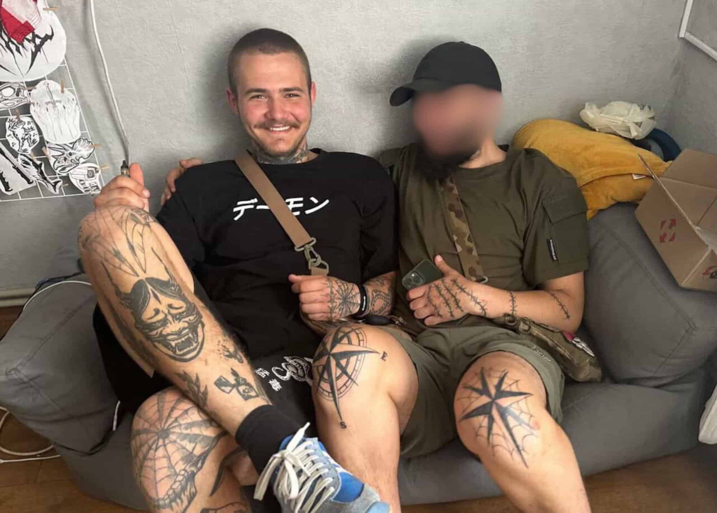 Військовий Даниїл Коваль разом із побратимом. Фото з архіву родини