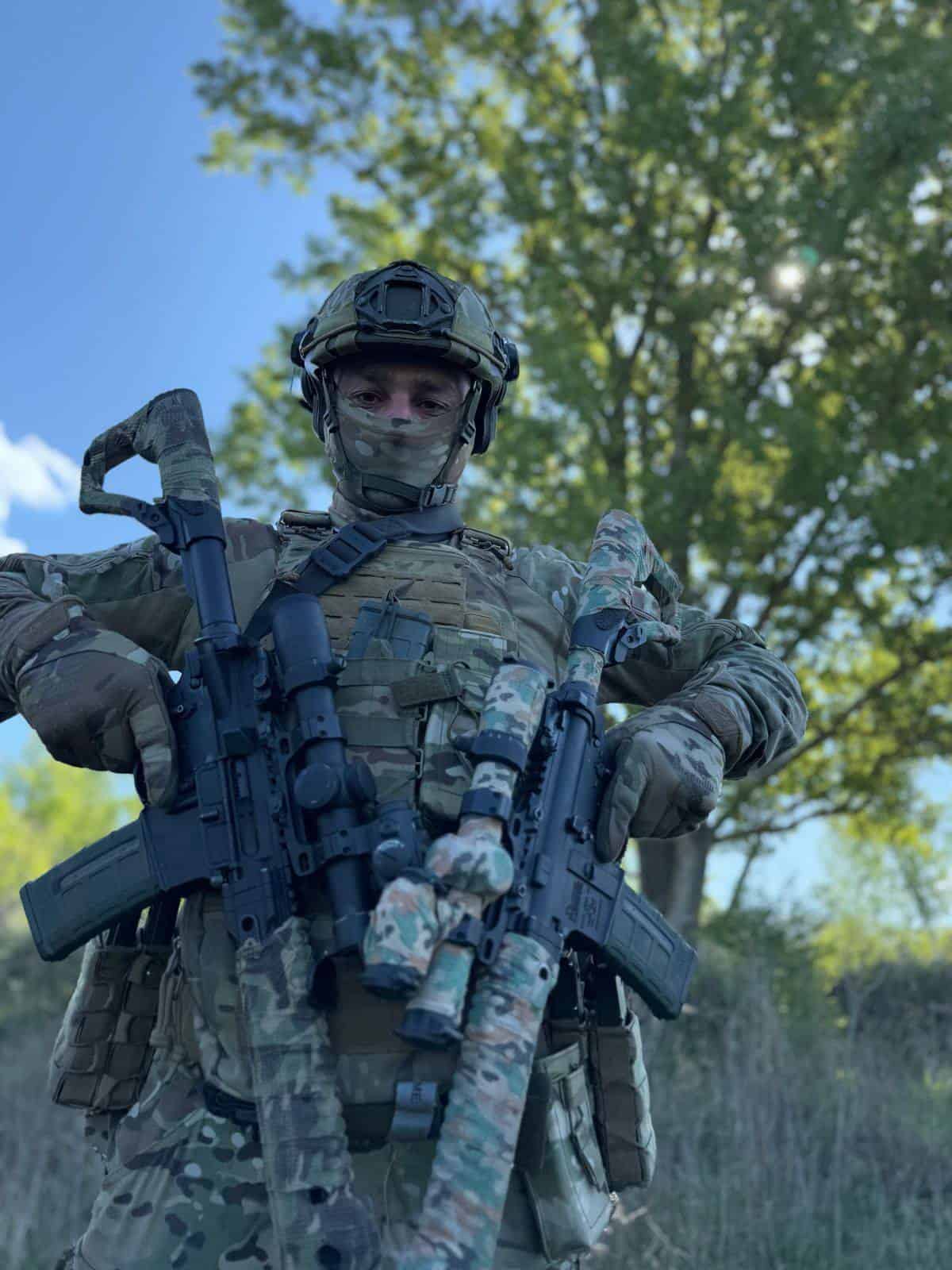 Військовий Роман Любих. Фото з архіву родини