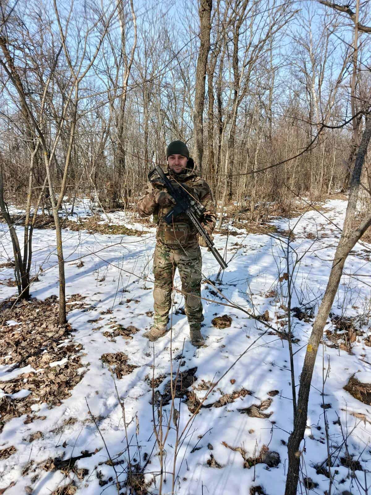 Військовий Роман Любих. Фото з архіву родини