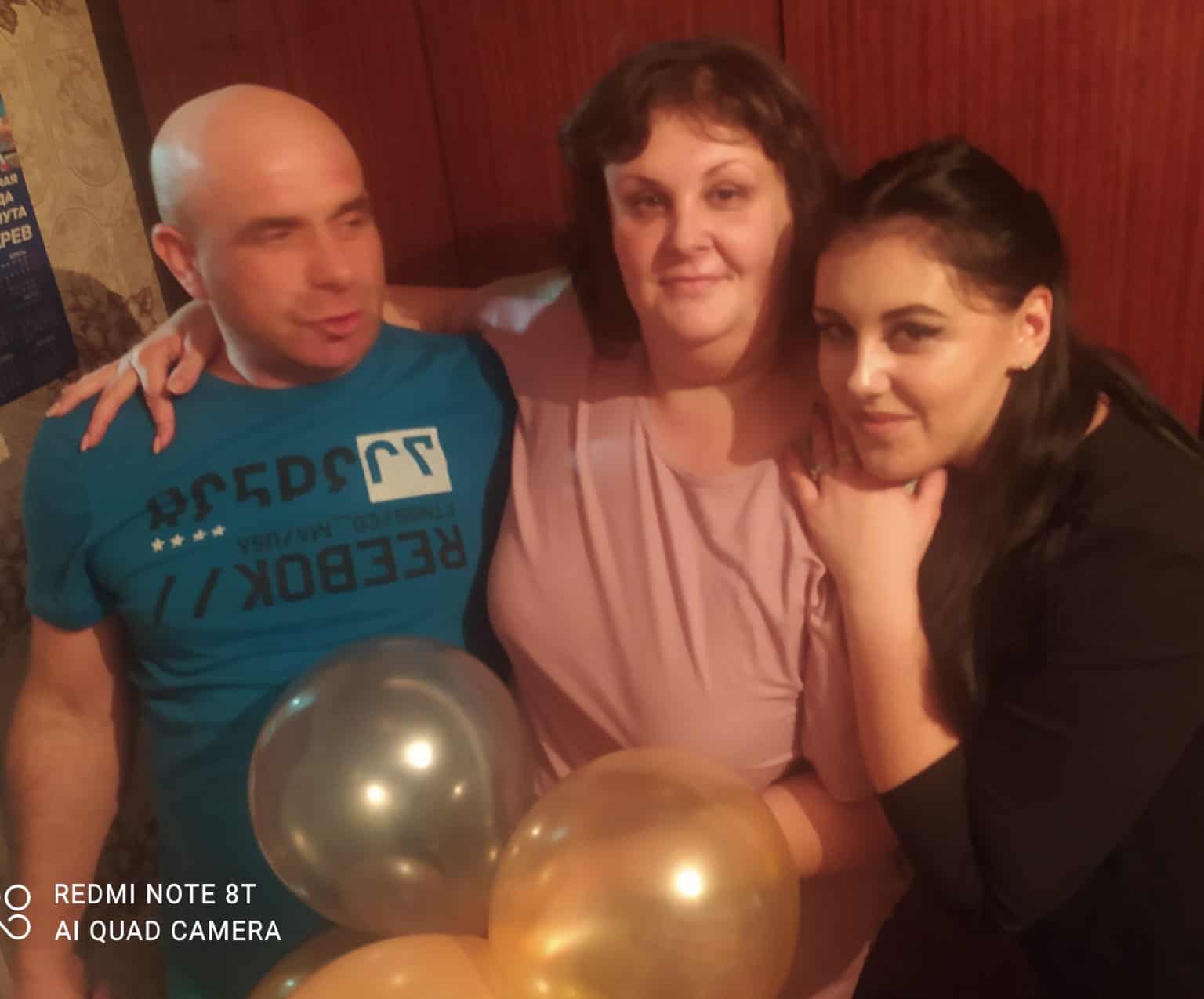 Роман Петращук з донькою та дружиною