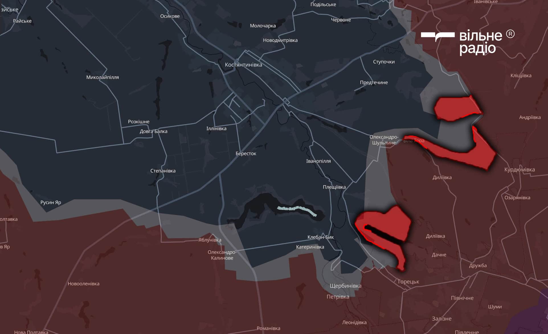 Зображення до посту: Рух росіян сповільнюється другий місяць поспіль: як змінилася лінія фронту на Донеччині за жовтень 2025 року (аналіз)