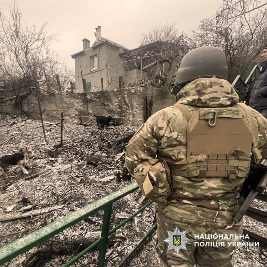 Російські обстріли Донецької області за 23 грудня 2025 року