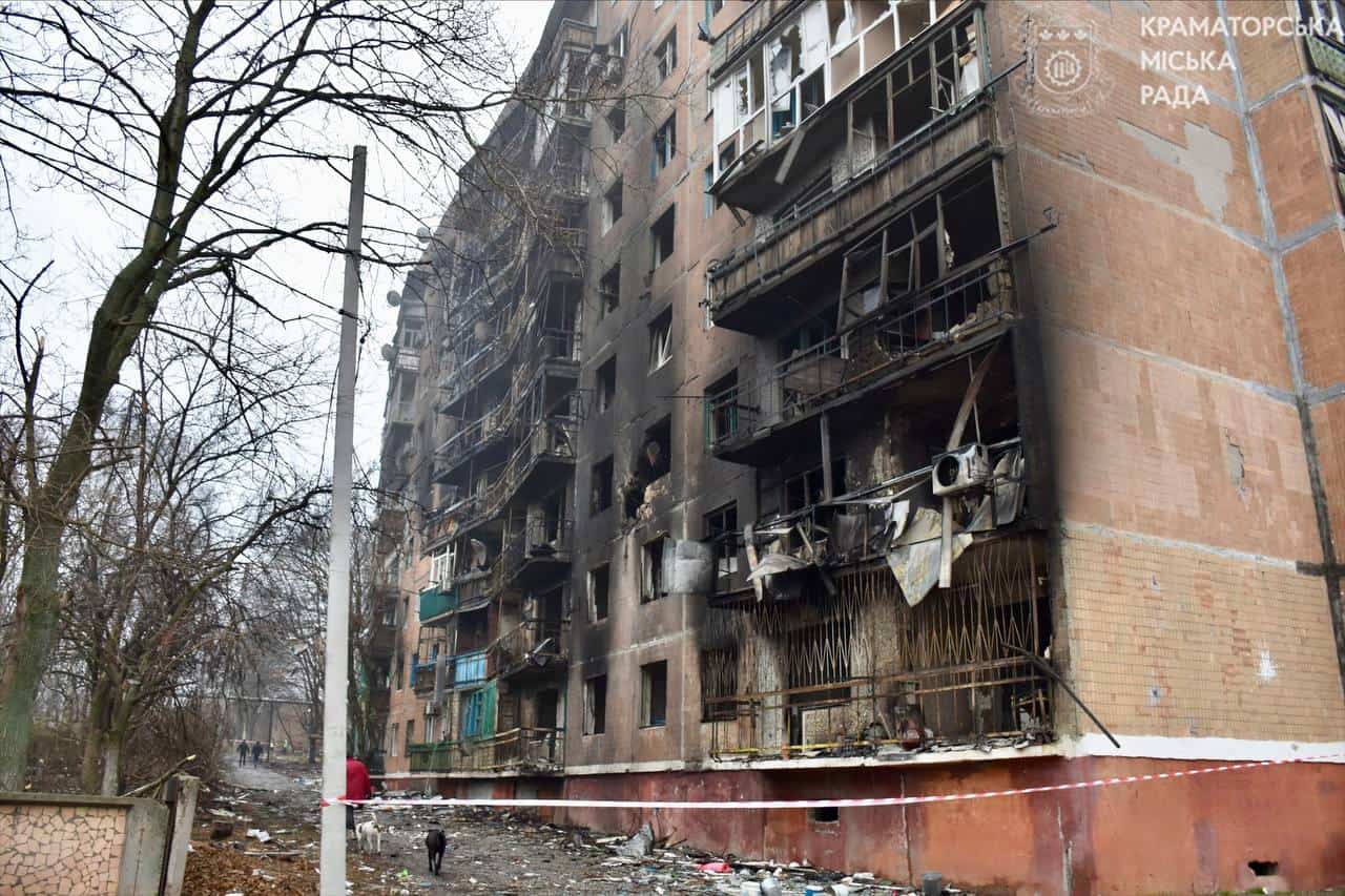 Двоє загиблих, п'ятеро поранених: остаточні наслідки удару по Краматорську 1 грудня