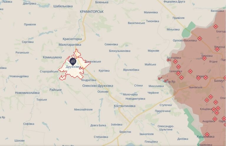 У Дружківці російський дрон атакував автівку: двох чоловіків госпіталізували з опіками