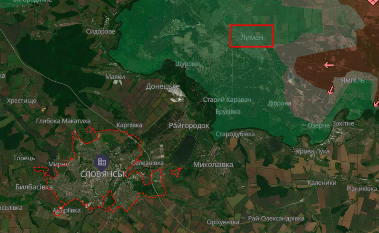 Росіяни визначили Лиман "пріоритетною ціллю" для можливого наступу на Слов'янськ