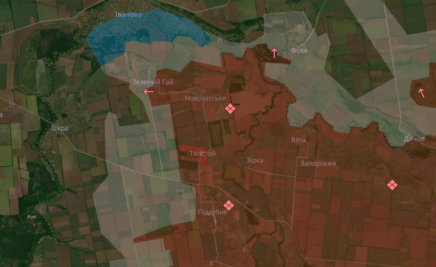Російські війська вдруге захопили Товсте у Волноваському районі, — DeepState