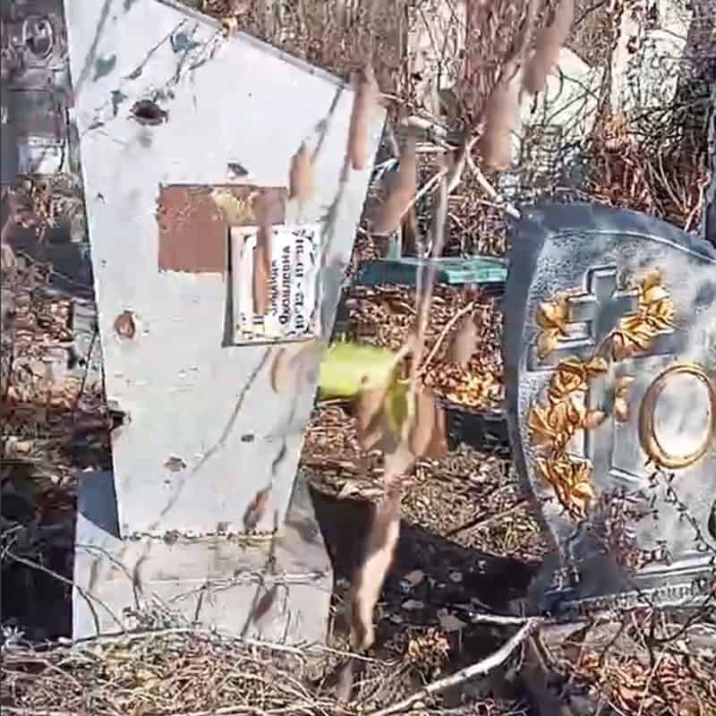 Маріупольське кладовище у Бахмуті, листопад 2025 року