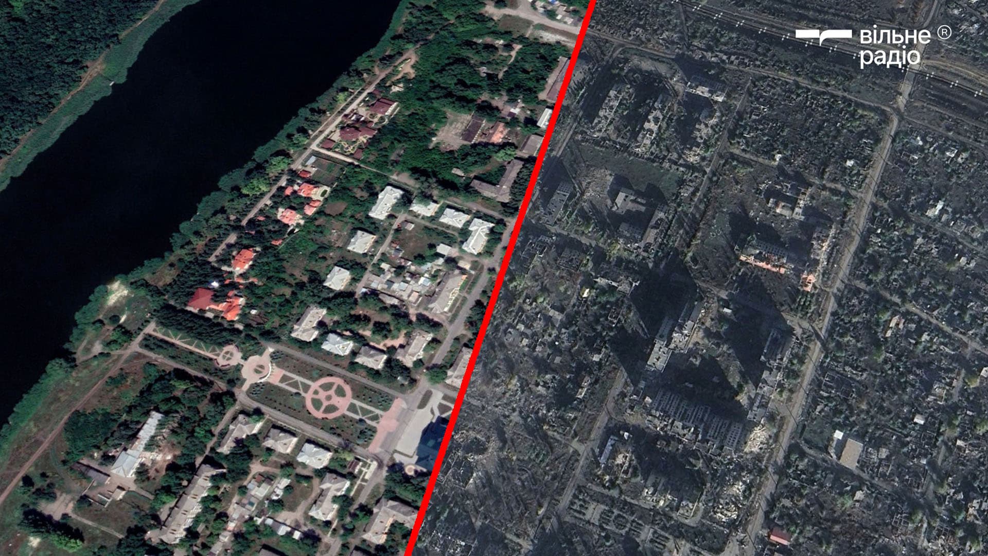 Який вигляд мав Бахмут із супутника в жовтні 2024 року