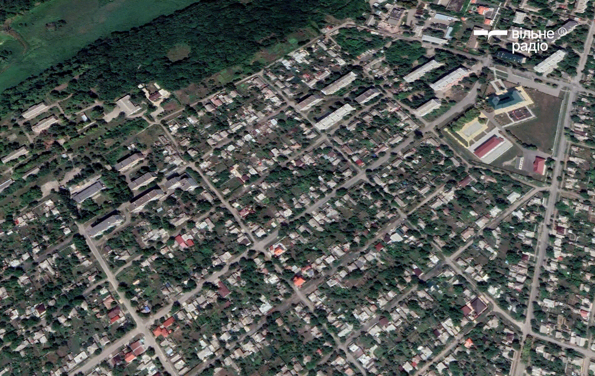 Бахмут у серпні 2022 року та жовтні 2024 року