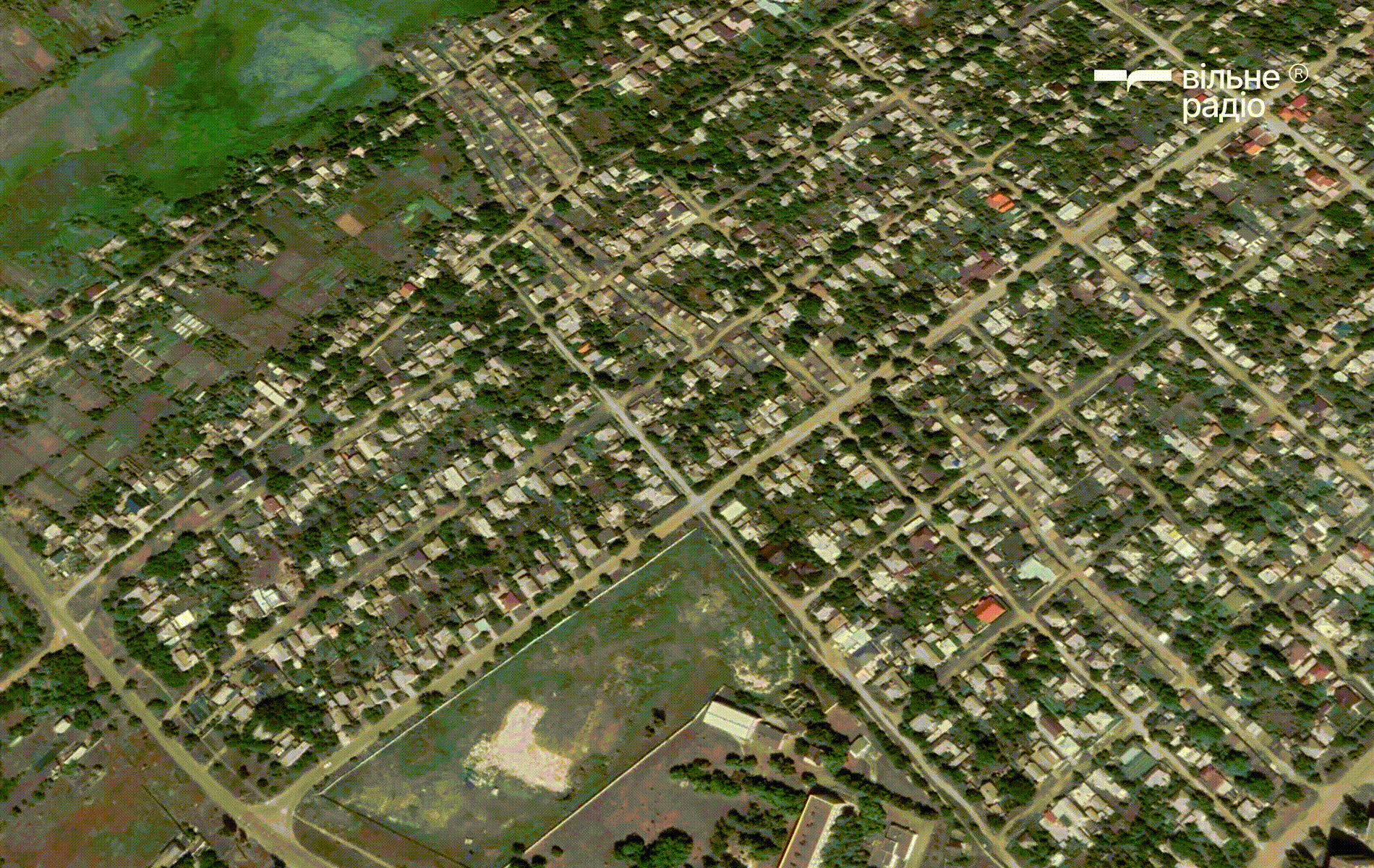 Бахмут у серпні 2022 року та жовтні 2024 року