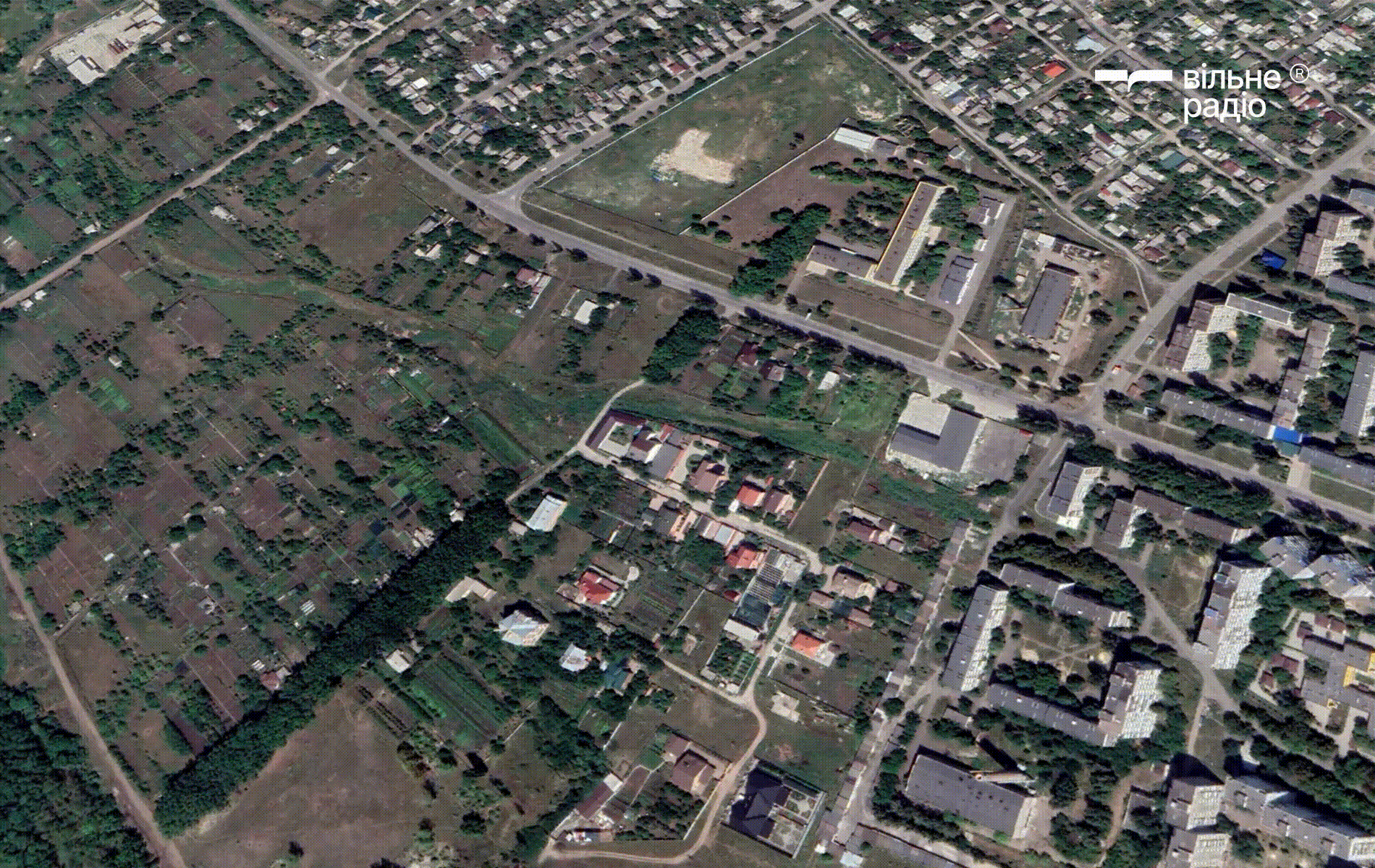 Бахмут у серпні 2022 року та жовтні 2024 року