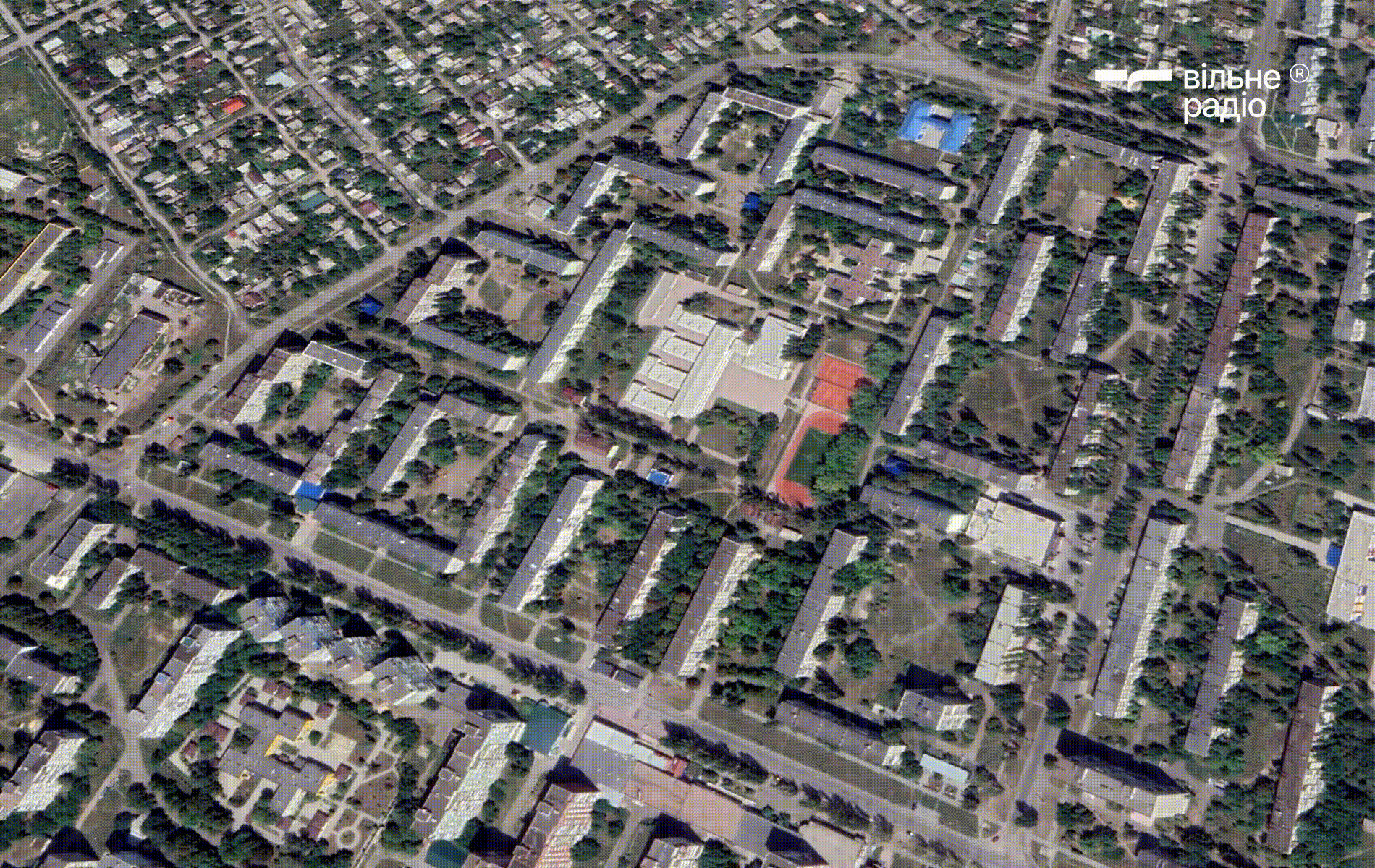 Бахмут у серпні 2022 року та жовтні 2024 року