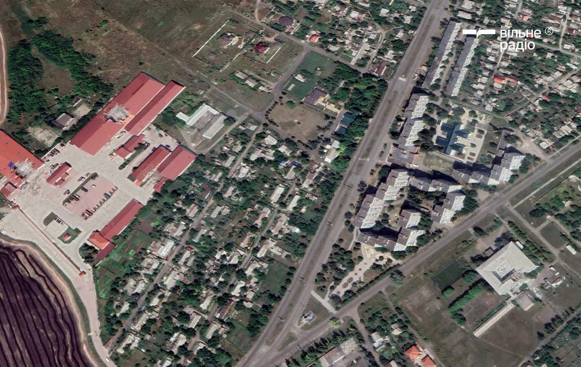 Бахмут у серпні 2022 року та жовтні 2024 року