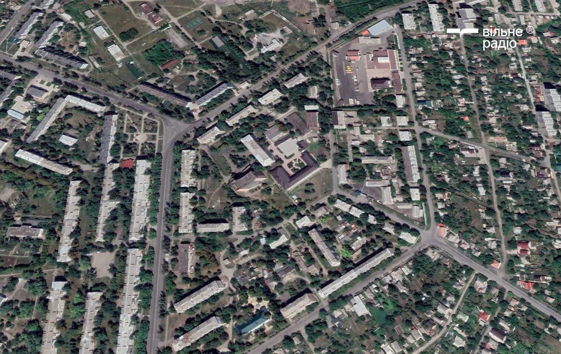 Бахмут у серпні 2022 року та жовтні 2024 року