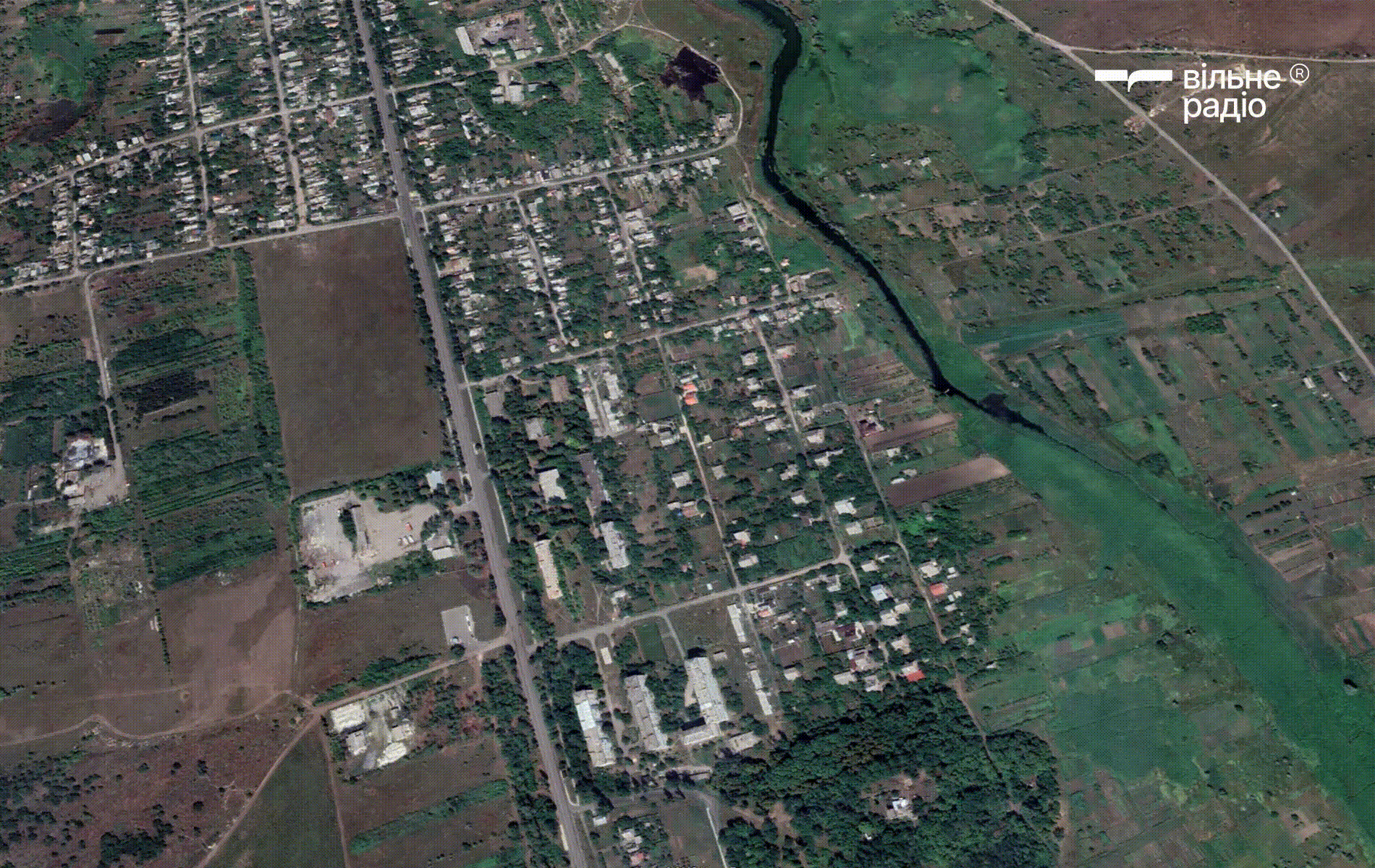 Бахмут у серпні 2022 року та жовтні 2024 року