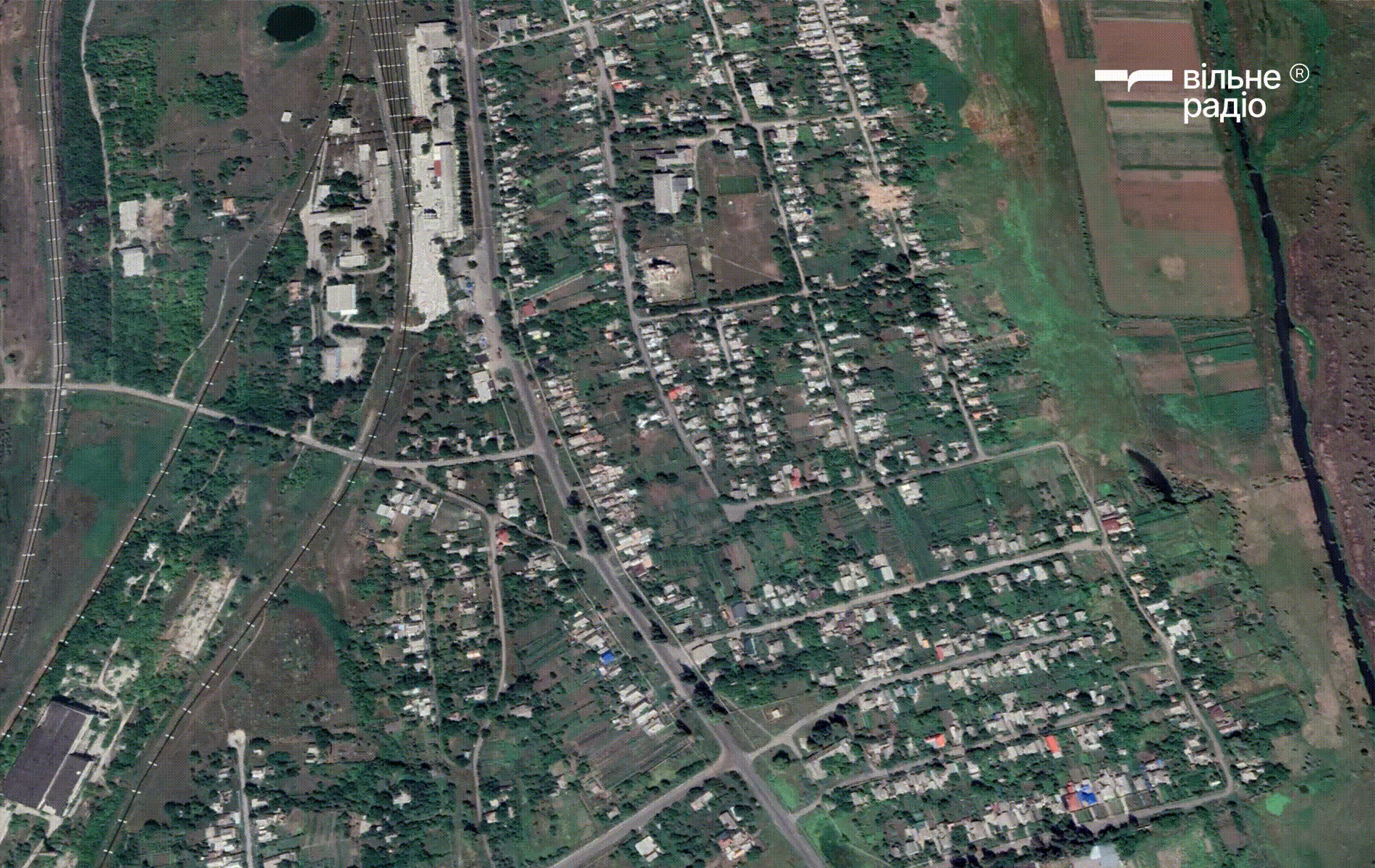 Бахмут у серпні 2022 року та жовтні 2024 року