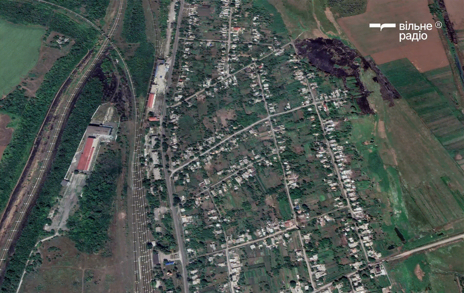 Бахмут у серпні 2022 року та жовтні 2024 року