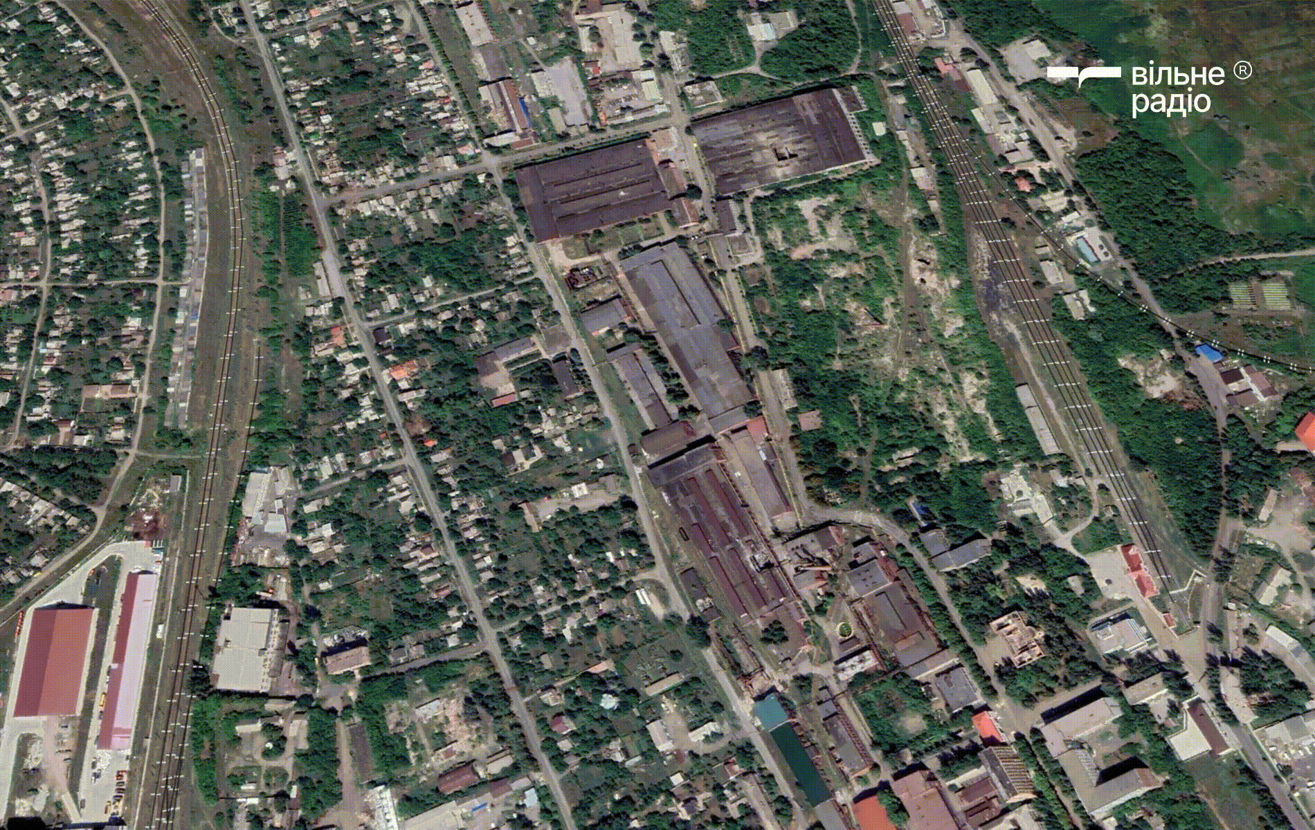 Бахмут у серпні 2022 року та жовтні 2024 року