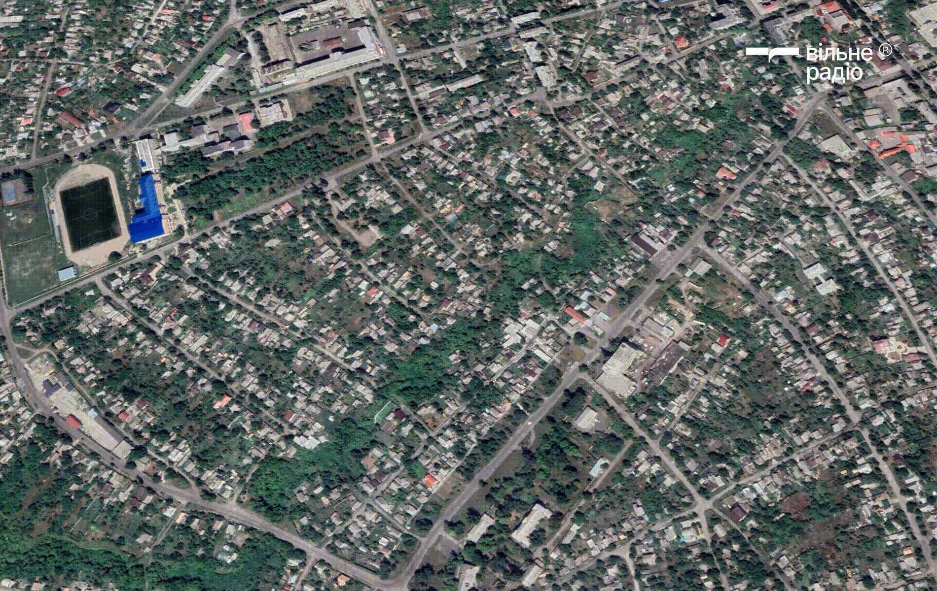 Бахмут у серпні 2022 року та жовтні 2024 року