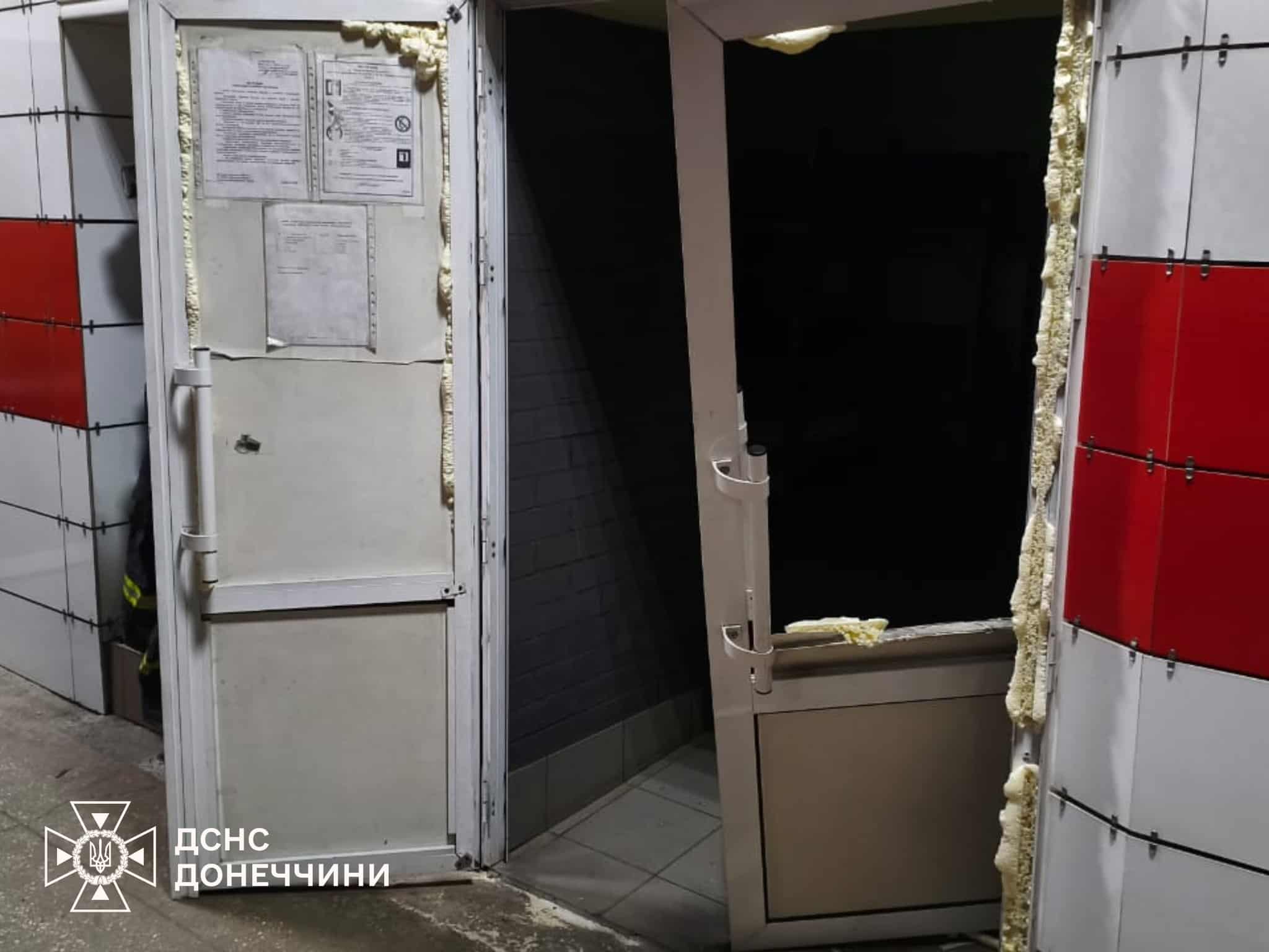 Через російську атаку у Дружківці 17-18 січня зазнала руйнувань пожежно-рятувальна частина