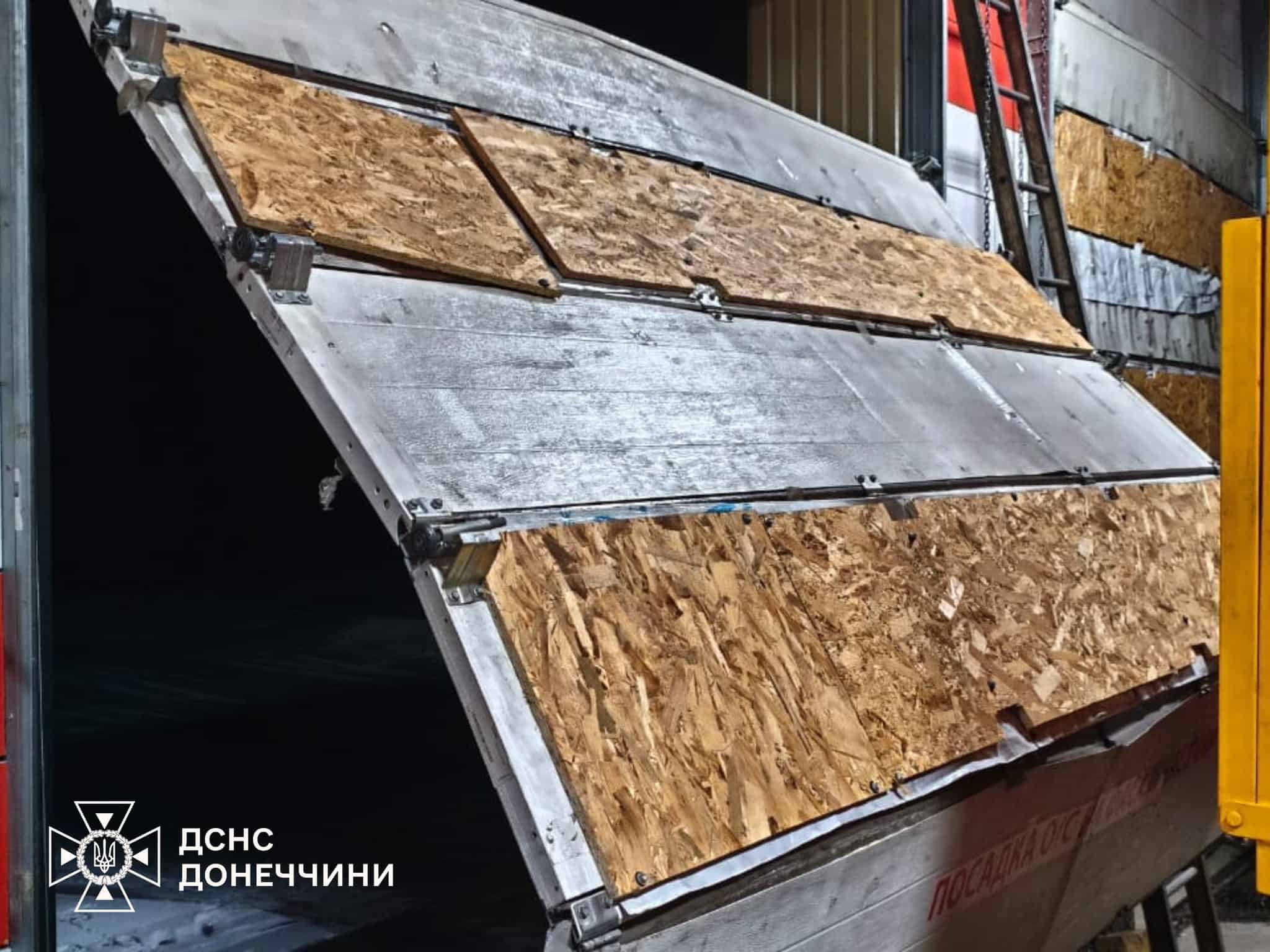 Через російську атаку у Дружківці 17-18 січня зазнала руйнувань пожежно-рятувальна частина