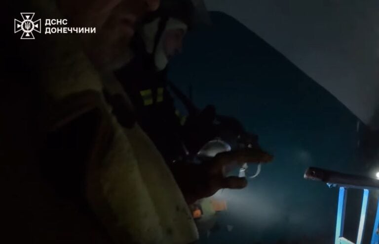 В Славянске 29 января спасли мужчину из пожара