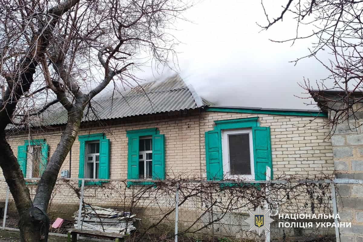 Зруйнований приватний будинок у Краматорську внаслідок удару російського дрона “Молнія-2”