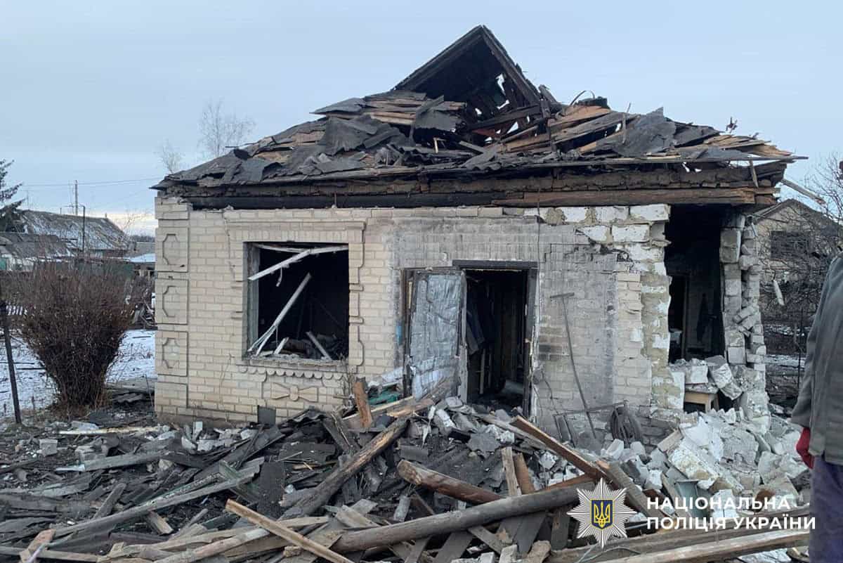 Руйнування цивільної інфраструктури на Донеччині внаслідок обстрілів за добу 5 січня