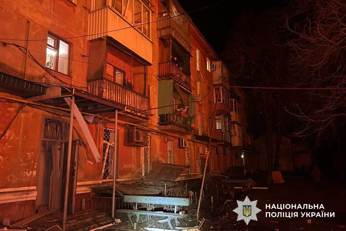 Наслідки ударів російських військ по населених пунктах Донецької області 14 січня