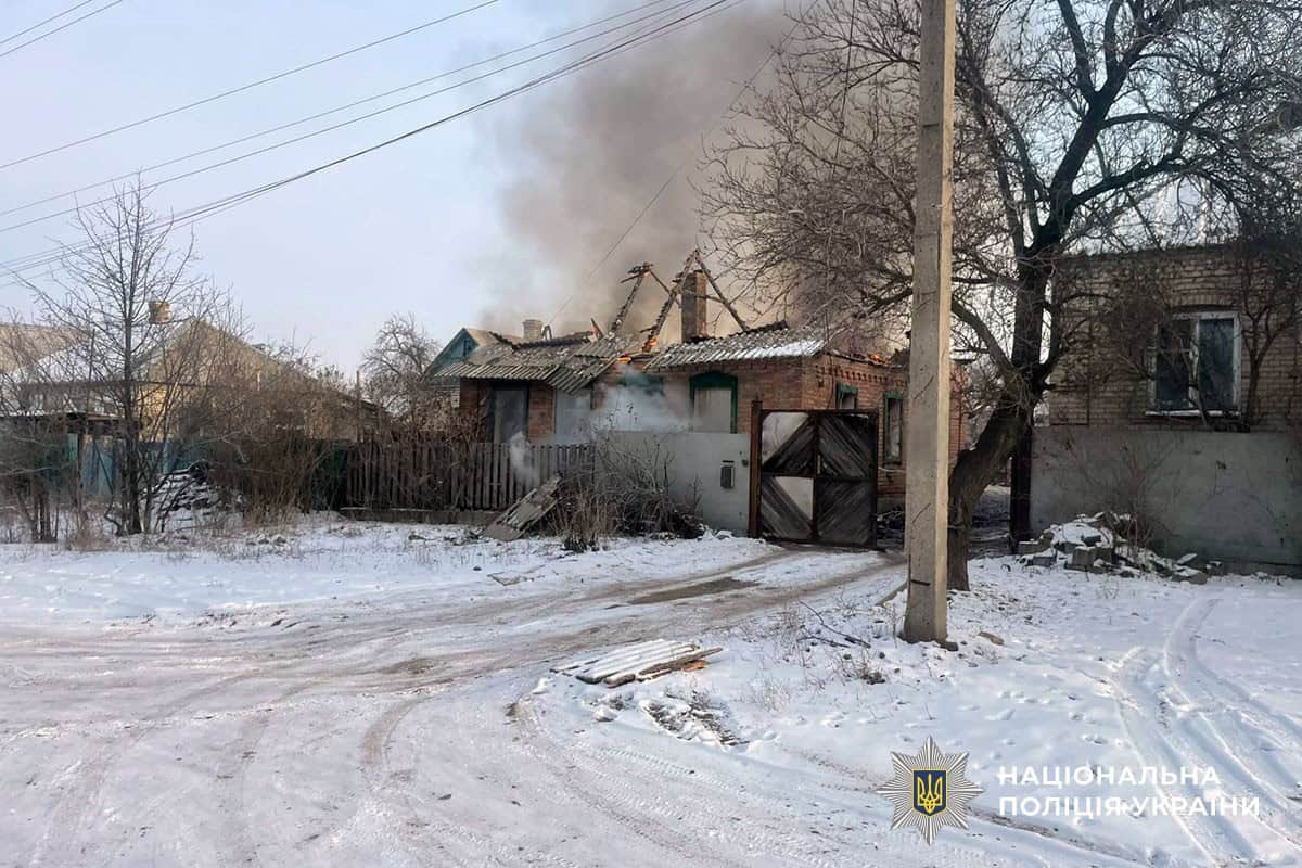 Атаки с помощью FPV-дронов на Дружковку и повреждения жилых домов