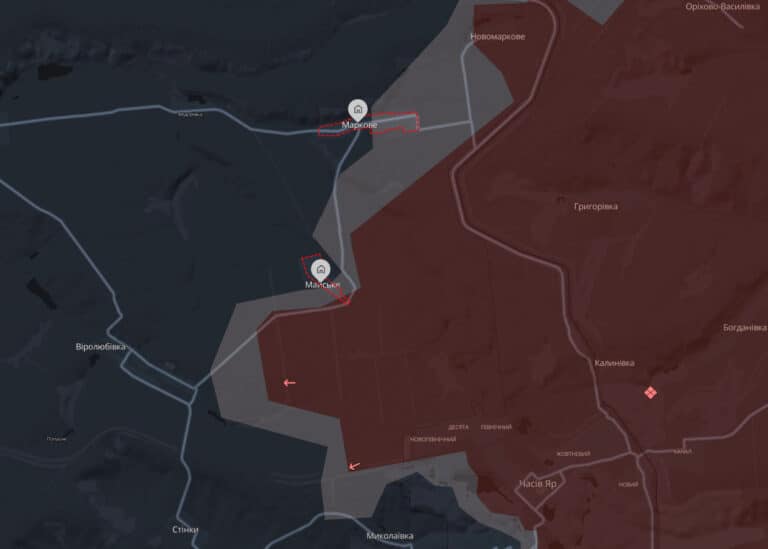 Села Майське та Маркове перебувають під контролем ЗСУ, на напрямку тривають бої, — УВ “Схід”
