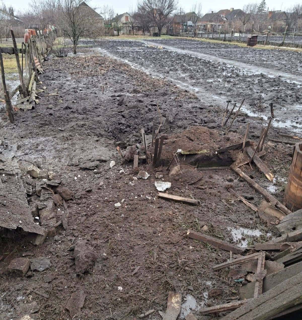 Будинки у приватному секторі Краматорської громади після влучання снарядів