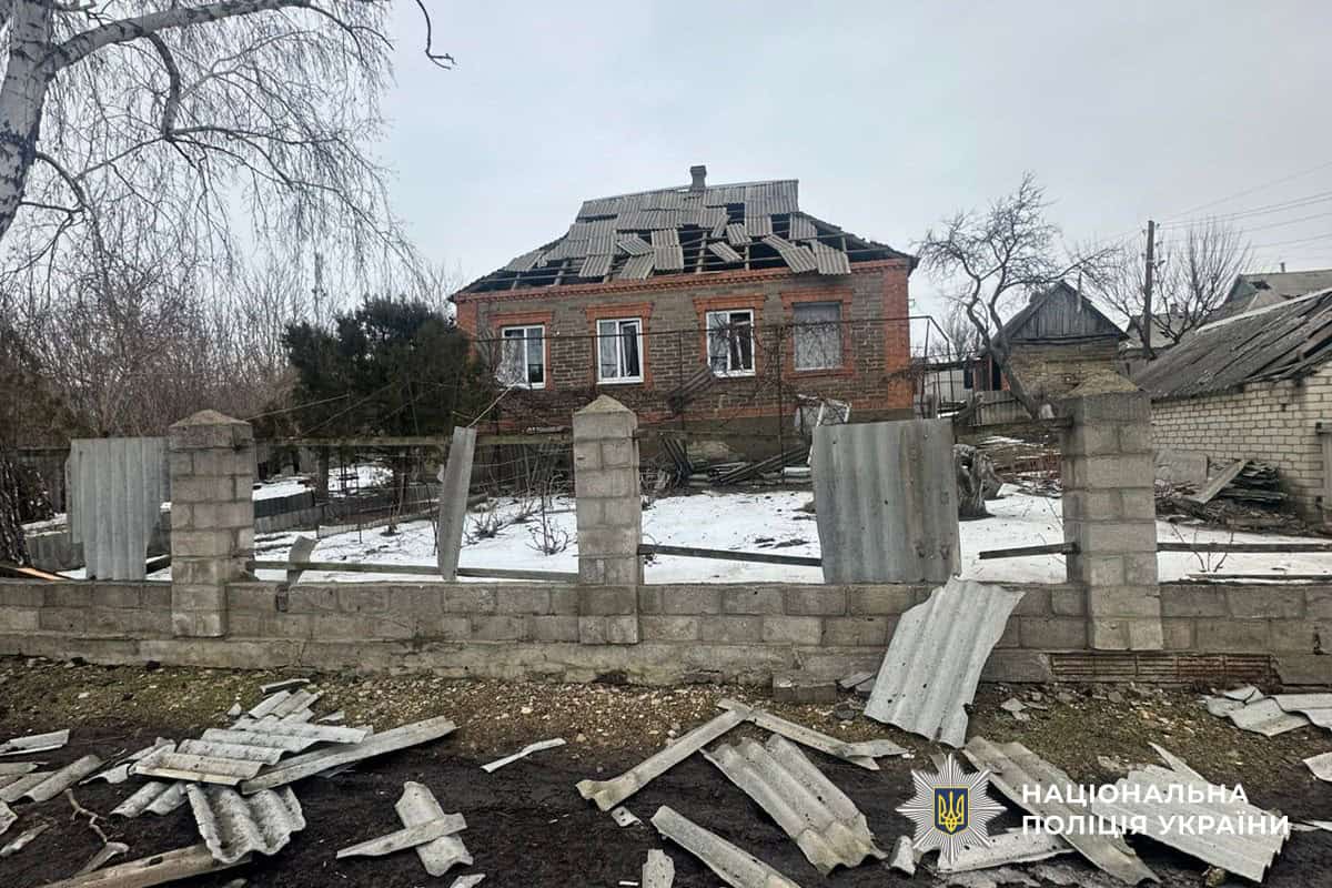 Поліція Донеччини фіксує 1319 ударів по регіону за добу 23 лютого